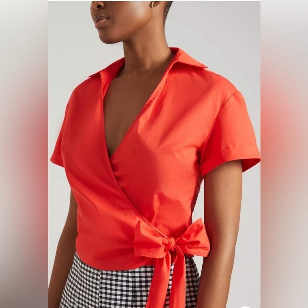 NWT Anthropologie Maeve Wrap Shirt